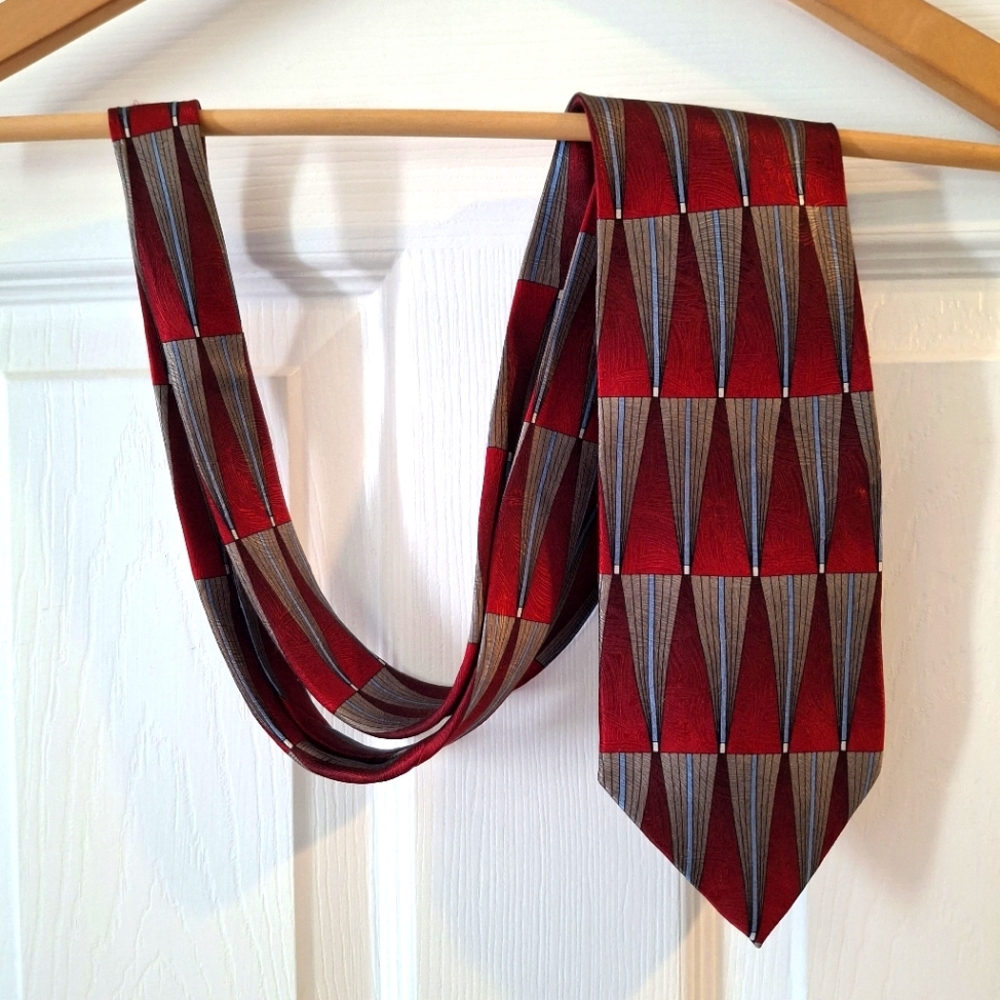 Vtg 90s Grateful Dead Neck Tie 100% Silk Shaft Of Light Eighteenth Set Mens